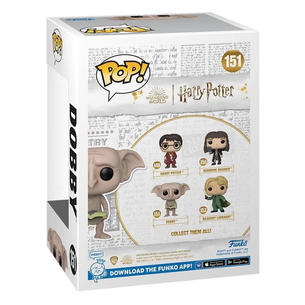 Harijs Poters - Kamera Secrets jubilejas POP! Filmas Vinila Figūra Dobby 9 cm цена и информация | Datorspēļu suvenīri | 220.lv