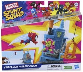 Hasbro Marvel: Отряд каскадеров - мини-игровой набор «Человек-паук против зеленого гоблина» (F7062) цена и информация | Игрушки для мальчиков | 220.lv