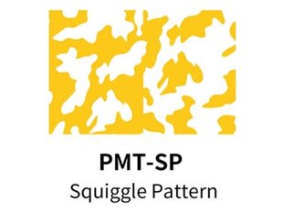 Маскировочная лента "камуфляж" DSPIAE - PMT-SP Precut Masking Tape - Squiggle Pattern цена и информация | Принадлежности для рисования, лепки | 220.lv