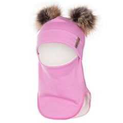 Шапка-шлем из шерсти мериноса Lenne Kiki 23592*182, тёмно-розовая цена и информация | Шапки, перчатки, шарфы для девочек | 220.lv