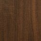 vidaXL gultas rāmis, ozolkoka krāsā, 150x200 cm, inženierijas koks цена и информация | Gultas | 220.lv