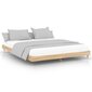 vidaXL gultas rāmis, ozolkoka krāsā, 180x200 cm, inženierijas koks cena un informācija | Gultas | 220.lv