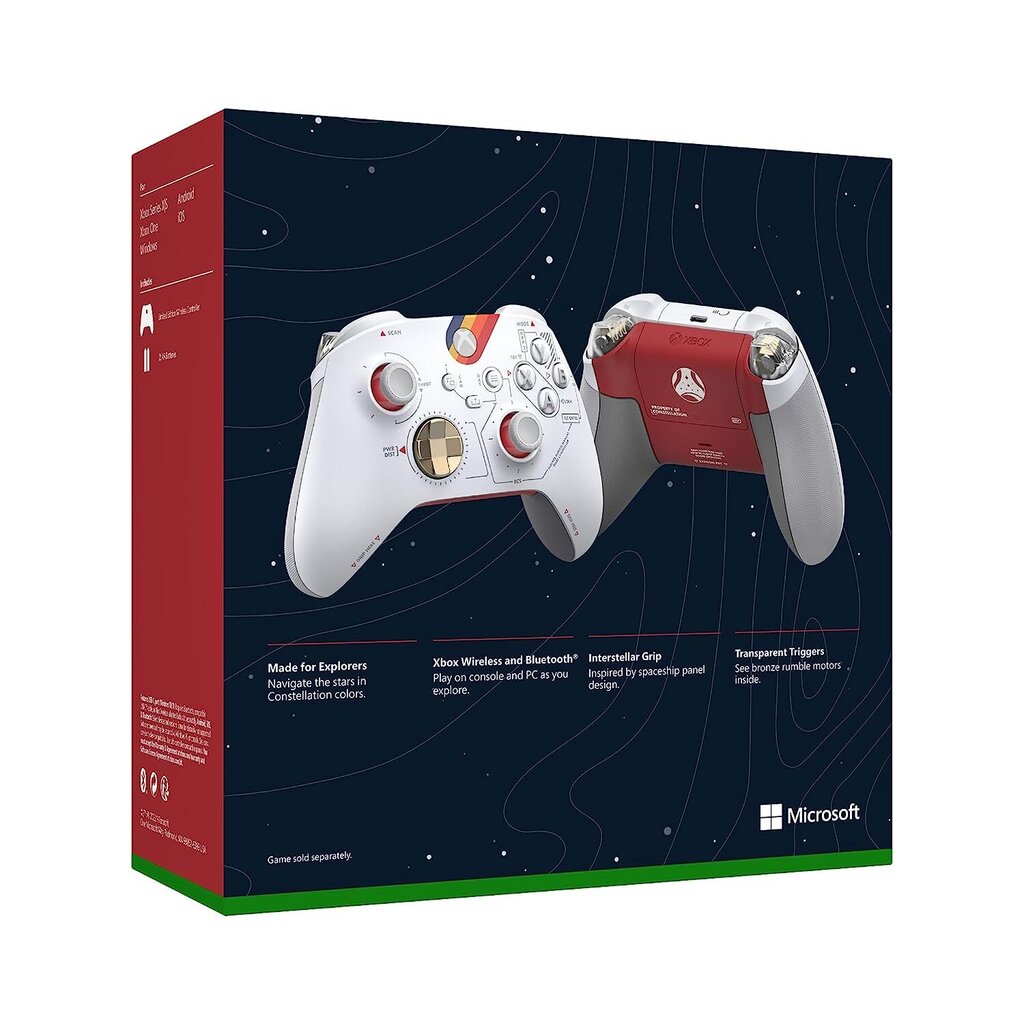 Microsoft Xbox Wireless Starfield Limited Edition cena un informācija | Spēļu kontrolieri | 220.lv