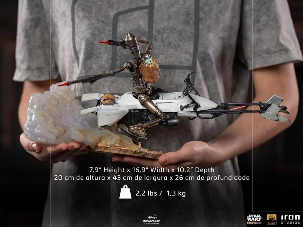 Star Wars Mandalorian Deluxe Art Scale 1/10 IG-11 20 cm cena un informācija | Datorspēļu suvenīri | 220.lv