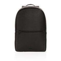 Vegan ādas klēpjdatora mugursoma 15,6" Swiss Peak, 11L, melna цена и информация | Рюкзаки и сумки | 220.lv