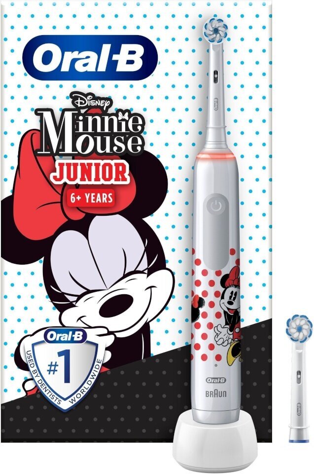 Oral-B Junior Minnie цена и информация | Elektriskās zobu birstes | 220.lv