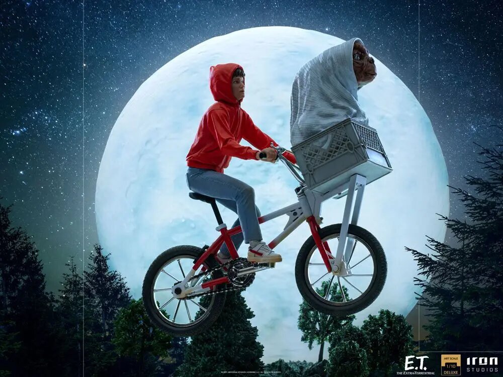 ET. Extra-Terrestrial Deluxe Art Scale 1/10 E.T. & Elliotas 27 cm цена и информация | Datorspēļu suvenīri | 220.lv