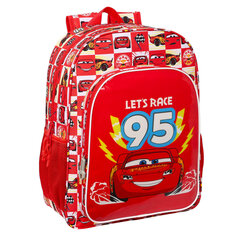 Skolas soma Cars Let's race (33 x 42 x 14 cm) цена и информация | Школьные рюкзаки, спортивные сумки | 220.lv