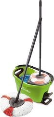 Vileda EasyWring un Clean grīdas tīrīšanas komplekts Turbo Colors, zaļš cena un informācija | Tīrīšanas piederumi | 220.lv