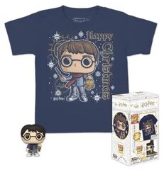 Funko kabatas pop! Tee (bērns): Brīvdienu Harijs Poters - Harijs Poters Vinila Figūra T-krekls (M) cena un informācija | Datorspēļu suvenīri | 220.lv