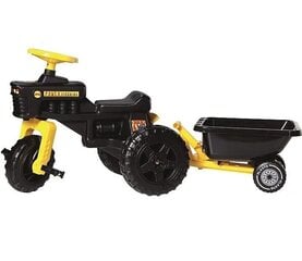Педальный трактор Plasto trail, черный цена и информация | Конструктор автомобилей игрушки для мальчиков | 220.lv