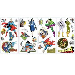DC Comics Supermens dekoratīvas uzlīmes cena un informācija | Dekoratīvās uzlīmes | 220.lv