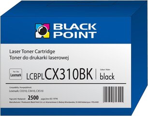 Тонер Black Point LCBPLCX310BK | черный | 2500 стр | Lexmark | 80C2SK0 цена и информация | Картриджи для лазерных принтеров | 220.lv