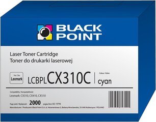 Тонер Black Point LCBPLCX310C | голубой | 2000 стр. | Lexmark | 80C2SC0 цена и информация | Black Point Компьютерная техника | 220.lv