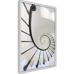 Plakāts Twisted Steps, Balts rāmis, 30x45 cena un informācija | Gleznas | 220.lv