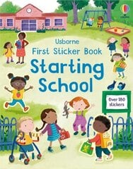 First Sticker Book Starting School цена и информация | Книги для самых маленьких | 220.lv