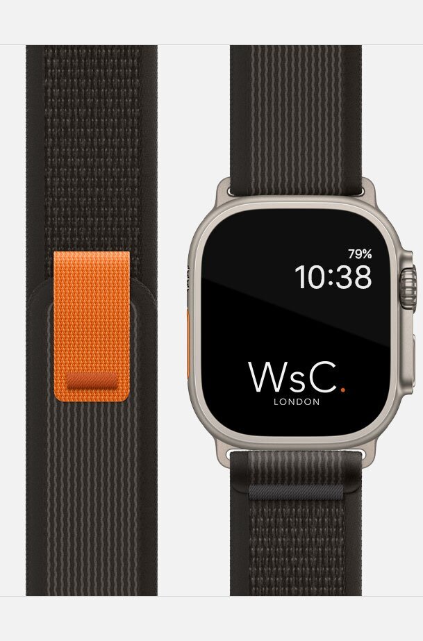 Trail Loop Watch Band Gray&Black cena un informācija | Viedpulksteņu un viedo aproču aksesuāri | 220.lv