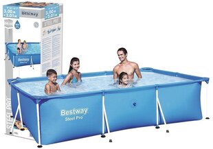 Каркасный бассейн 300x201x66 см, Bestway 56404 цена и информация | Бассейны | 220.lv