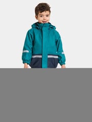 Didriksons bērnu siltais gumijas komplekts Boardman, zaļš цена и информация | Непромокаемая одежда для детей | 220.lv