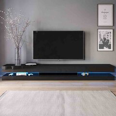 ТВ столик Hakano Fortis, черный цвет цена и информация | Тумбы под телевизор | 220.lv