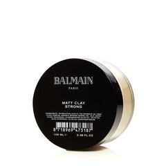 BALMAIN HAIR matu veidošanas māls / Matt Clay Strong 100ml cena un informācija | Matu veidošanas līdzekļi | 220.lv