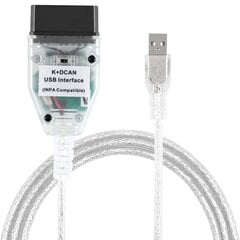 Интерфейс USB OBD2 BMW-INPA/Ediabas-K + DCAN, KDCAN цена и информация | Авто принадлежности | 220.lv