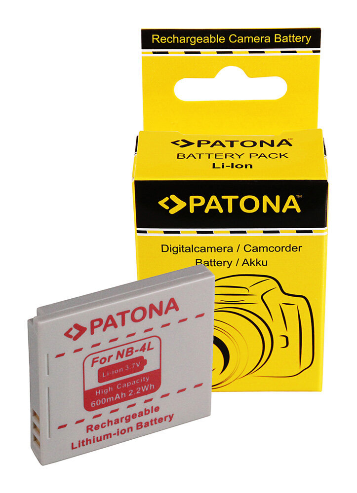 Digitālās kameras akumulators saderīgs ar CANON NB-4L cena un informācija | Akumulatori videokamerām | 220.lv