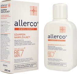 Mitrinošs matu šampūns Allerco Emolienty, 200 ml cena un informācija | Šampūni | 220.lv