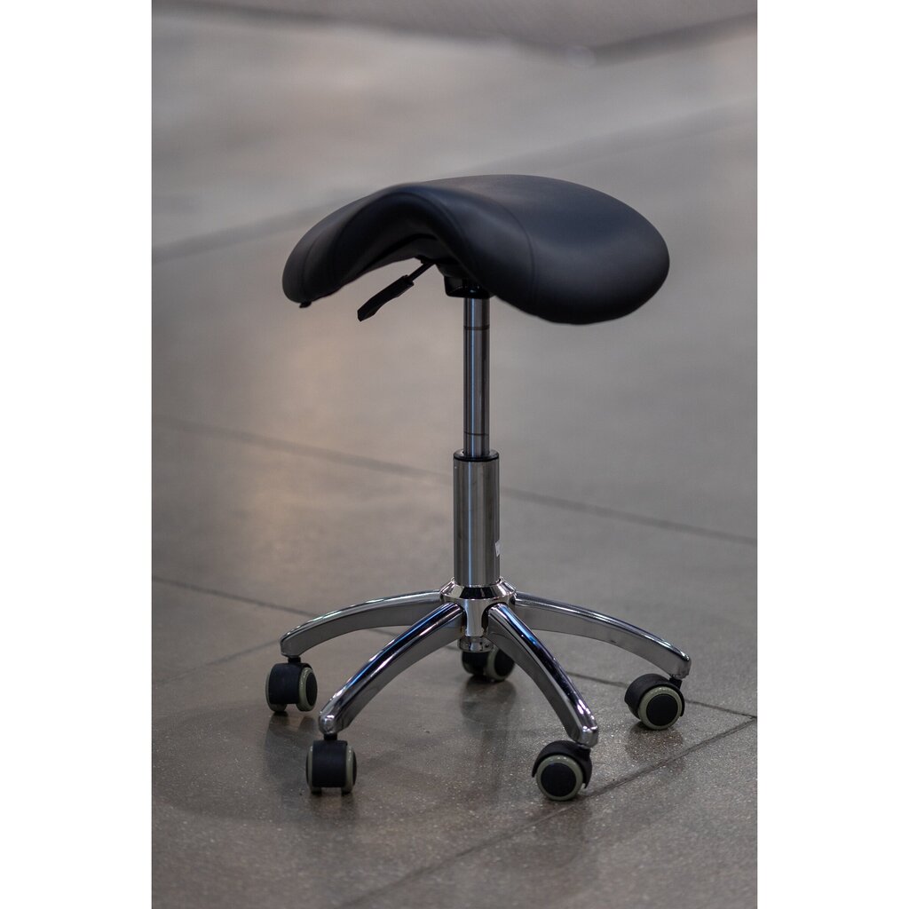 Profesionāls krēsls-ķeblītis SEDLO skaistumkopšanas meistariem AM-302, melns цена и информация | Mēbeles skaistumkopšanas saloniem | 220.lv