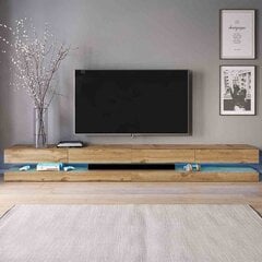 ТВ столик Hakano Fortis, коричневый цвет цена и информация | Тумбы под телевизор | 220.lv