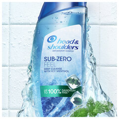 Head&Shoulders Deep Cleanse Sub Zero Feel Pretblaugznu Šampūns, 300 ml cena un informācija | Šampūni | 220.lv