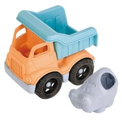Smilšu rotaļlietu komplekts ar kravas automašīnu Woopie, oranžs cena un informācija | Ūdens, smilšu un pludmales rotaļlietas | 220.lv
