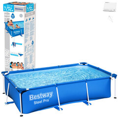 Ierāmēts baseins Bestway, 259x170x61cm cena un informācija | Baseini | 220.lv