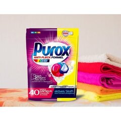 Капсулы для стирки Purox Color, 40 шт. цена и информация | Средства для стирки | 220.lv