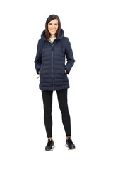Женская утепленная длинная куртка softshell Icepeak ALBEE, темно-синий цвет цена и информация | Женские куртки | 220.lv
