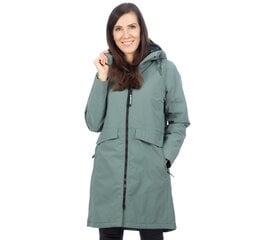 Icepeak sieviešu pavasara-rudens parka AALEAS, zaļa цена и информация | Женские куртки | 220.lv