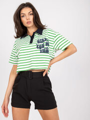 T-krekls sievietēm Fancy 2016103223688, zaļš цена и информация | Женские футболки | 220.lv