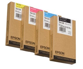 Картридж с оригинальными чернилами Epson T612400, жёлтый цена и информация | Картриджи для струйных принтеров | 220.lv