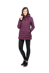 Женская утепленная длинная куртка softshell Icepeak ALBEE, фиолетовый цвет цена и информация | Женские куртки | 220.lv