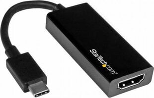 Startech USB C uz HDMI Adapteris Startech CDP2HD 4K Ultra HD Melns cena un informācija | Adapteri un USB centrmezgli | 220.lv