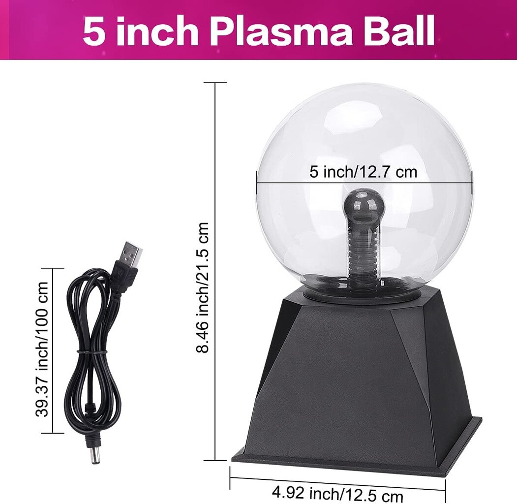 Plazmas lampa - bumbiņa cena un informācija | Attīstošās rotaļlietas | 220.lv
