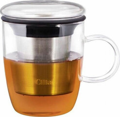 Tasīte ar tējas filtru Melitta Cilia, 400 ml (1 gab.) cena un informācija | Glāzes, krūzes, karafes | 220.lv