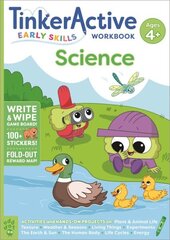 TinkerActive Early Skills Science Workbook Ages 4plus cena un informācija | Grāmatas mazuļiem | 220.lv