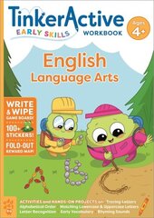 TinkerActive Early Skills English Language Arts Workbook Ages 4plus цена и информация | Книги для малышей | 220.lv