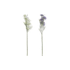 Ķekars DKD Home Decor Poliesters Polietilēns (9 x 9 x 58 cm) (2 pcs) cena un informācija | Mākslīgie ziedi | 220.lv