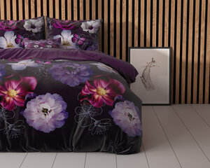 Комплект постельного белья Magic Flower 200 x 220см, фиолетовый, из 3 частей цена и информация | Комплекты постельного белья | 220.lv