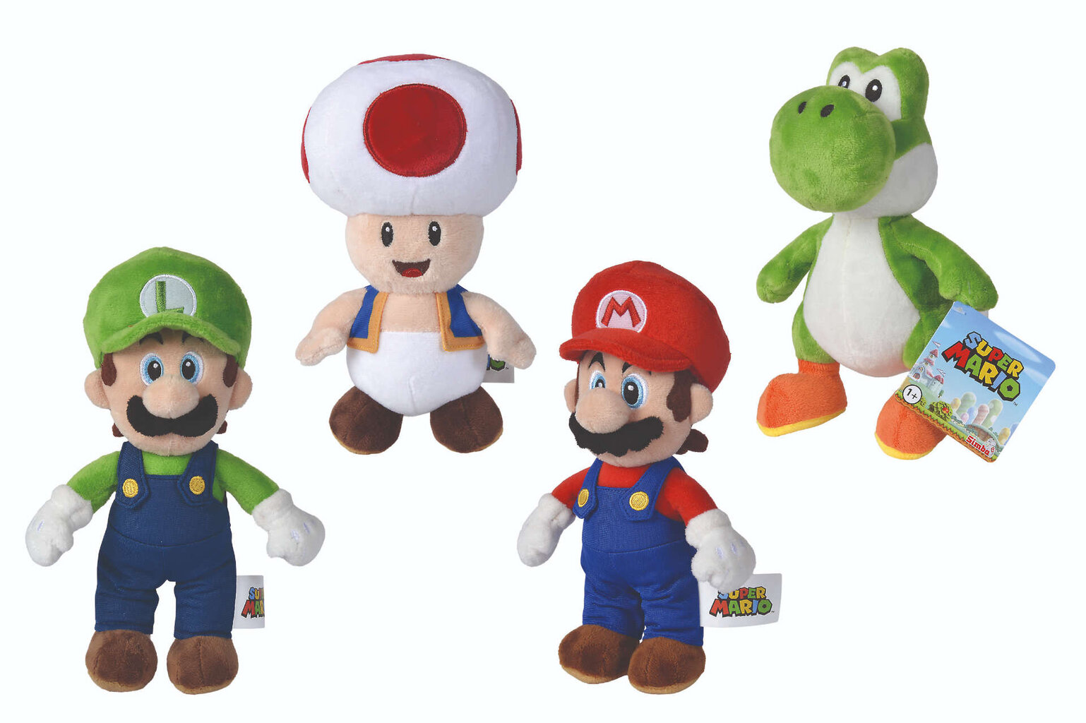 Super Mario Yoshi 20 cm cena un informācija | Mīkstās (plīša) rotaļlietas | 220.lv