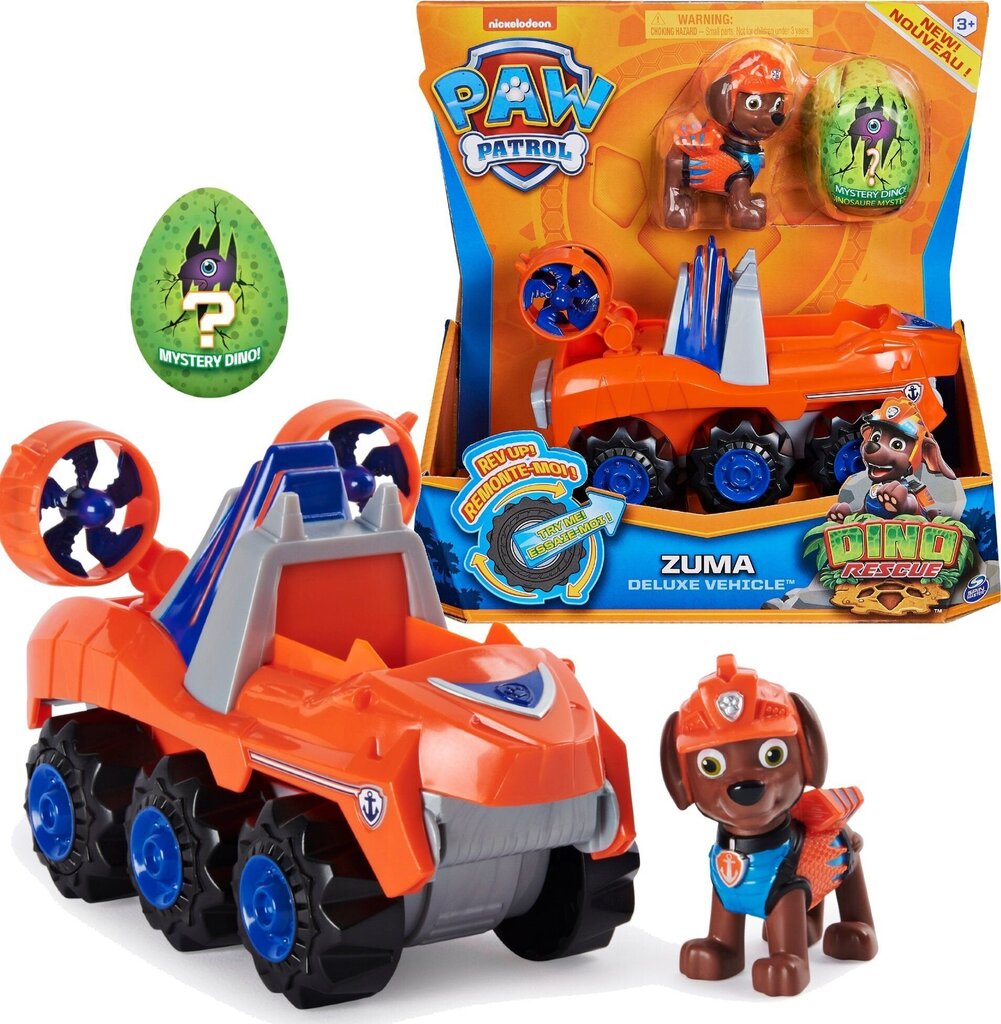 Figūriņa un transports Paw Patrol Dino цена и информация | Attīstošās rotaļlietas | 220.lv