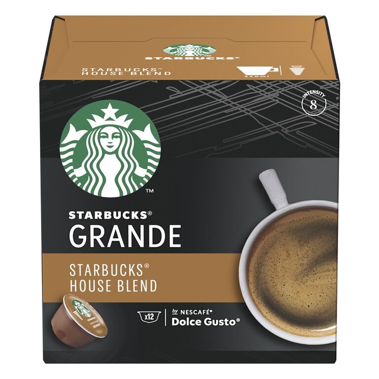 Starbucks Dolce Gusto HomeBlend Grande 12CAP 102G, 3 iepakojuma komplekts cena un informācija | Kafija, kakao | 220.lv