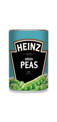 Heinz Conned Green Peas, 400G/240G, 10 упаковочных наборов цена и информация | Консервы | 220.lv